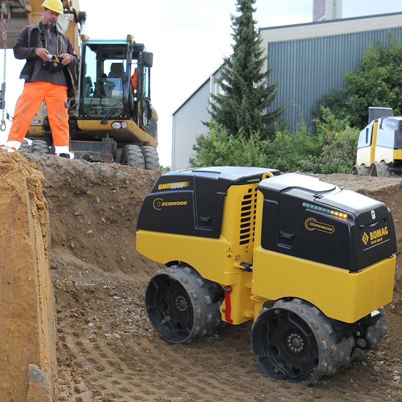 Уплотнитель с дизельным двигателем Bomag BMP 8500
