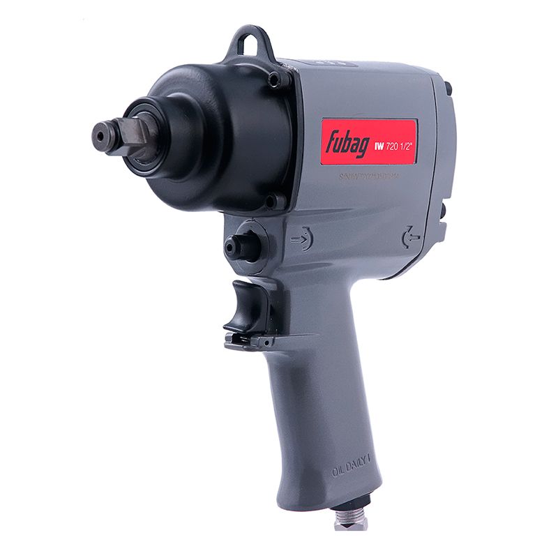 Пневмогайковерт ударный Fubag IW720 1/2 (226л/м 720Нм 6,3бар 1/2) (100192) + Набор торцевых ударн