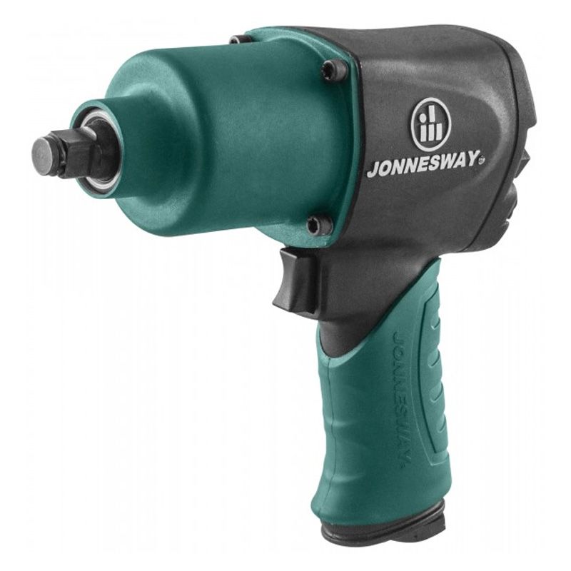 Ударный пневматический гайковерт Jonnesway JAI-1044K 1/2 DR с аксессуарами, 17 предметов