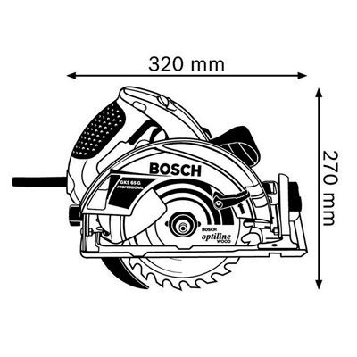 Дисковая (циркулярная) пила Bosch GKS 65