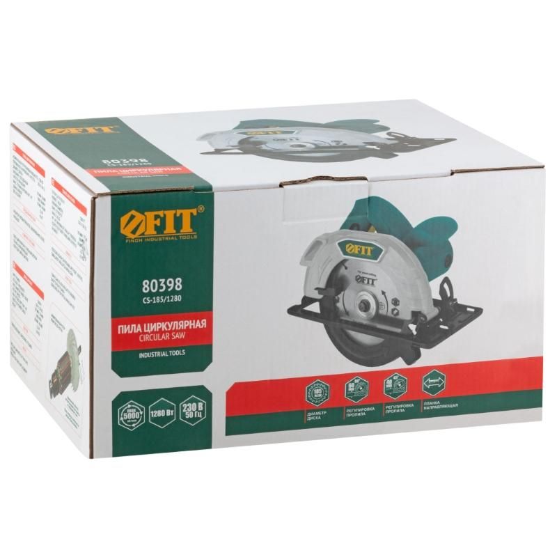 Пила дисковая FIT 1280 Вт 80398 - фото 9