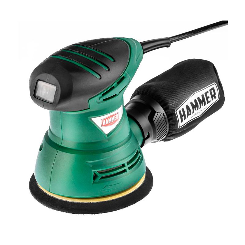 Шлифмашина эксцентриковая орбитальная Hammer OSM260A 260Вт диаметр 125мм 12000об/мин