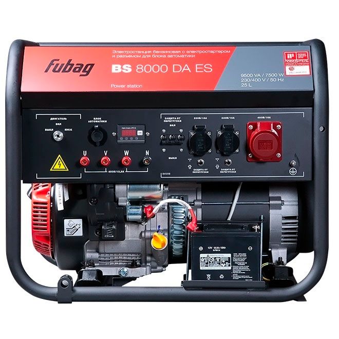 Электростанция бензиновая Fubag BS 8000 DA ES
