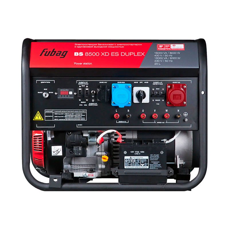 Бензиновая электростанция Fubag BS 8500 XD DUPLEX