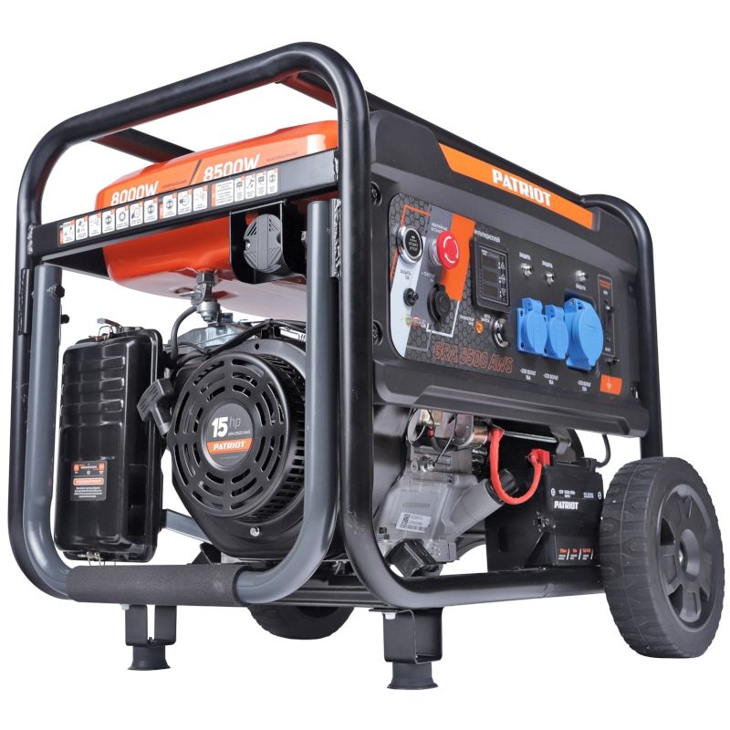 Генератор бензиновый PATRIOT GRA 8500 AWS, 15лс, 8500Вт