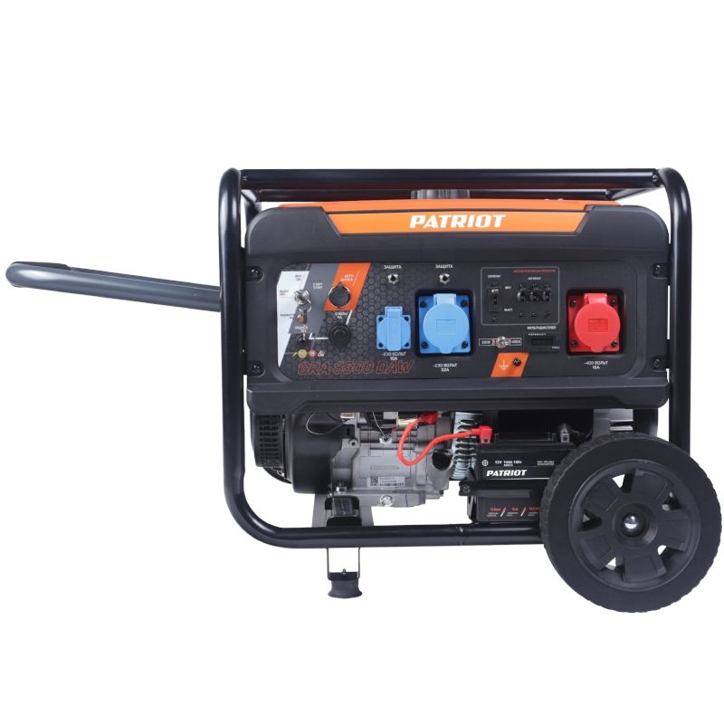 Бензогенератор PATRIOT GRA 8500 DAW 8,5 кВт