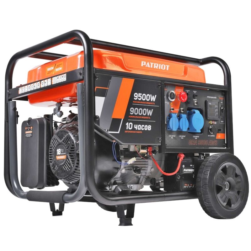 Генератор бензиновый PATRIOT GRA 9500 AWS, 18лс, 9,5 кВт