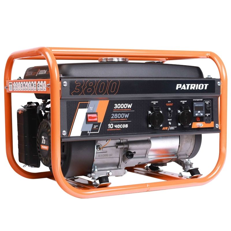 Генератор бензиновый PATRIOT GRS 3800, 7лс, 3000Вт
