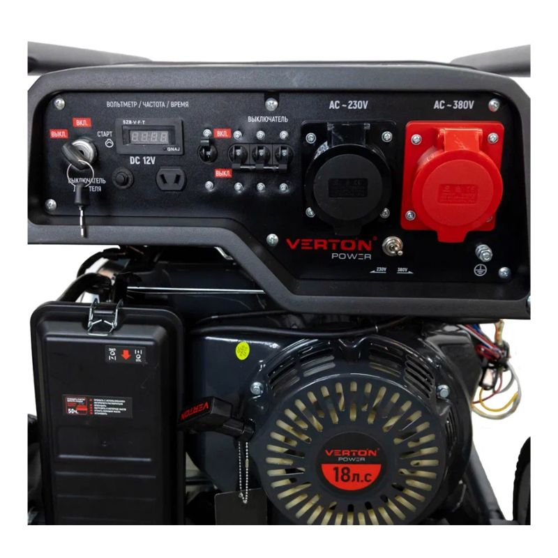 Генератор бензиновый VERTON POWER GG9500ES-3 (8,5 кВт