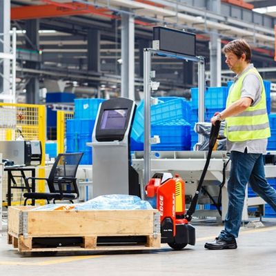 Тележка самоходная NOBLELIFT PTE12N (электроподъем)