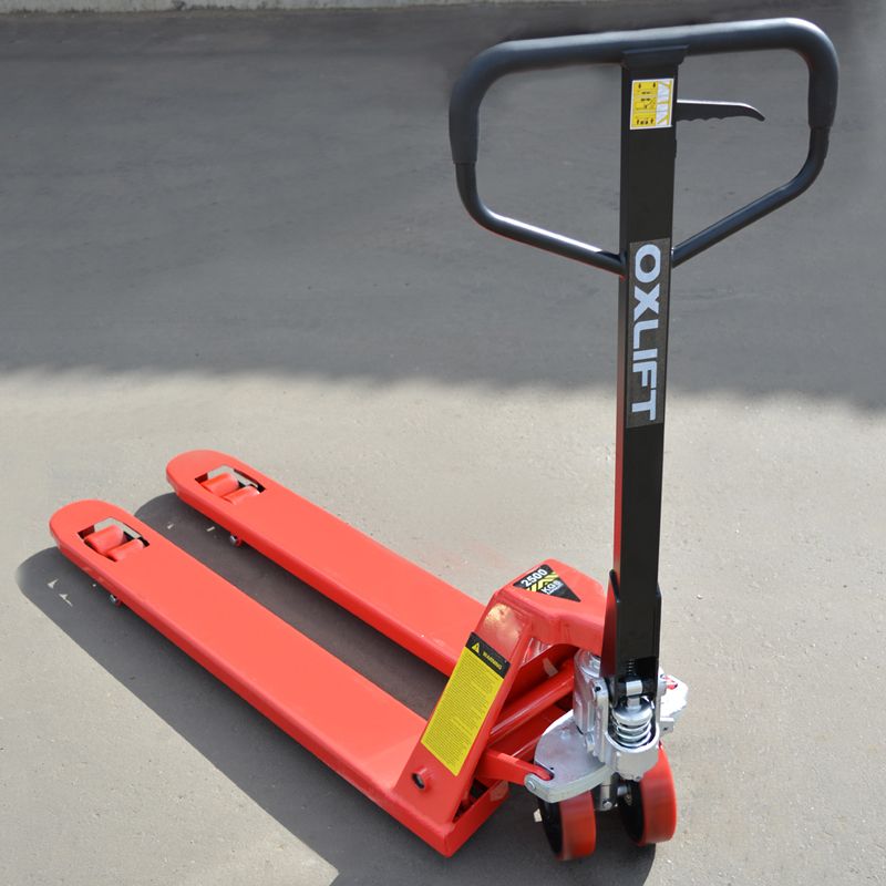 Гидравлическая тележка OXLIFT OX20-PU115 (рулевые колеса)