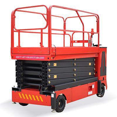 Самоходный ножничный подъемник OXLIFT QZ-030-090 WD 9000 мм 300 кг Общий вид