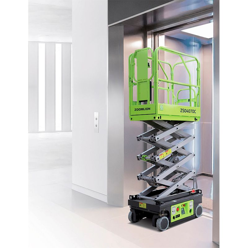 Ножничный подъемник Zoomlion ZS0407DC‑Li Применение