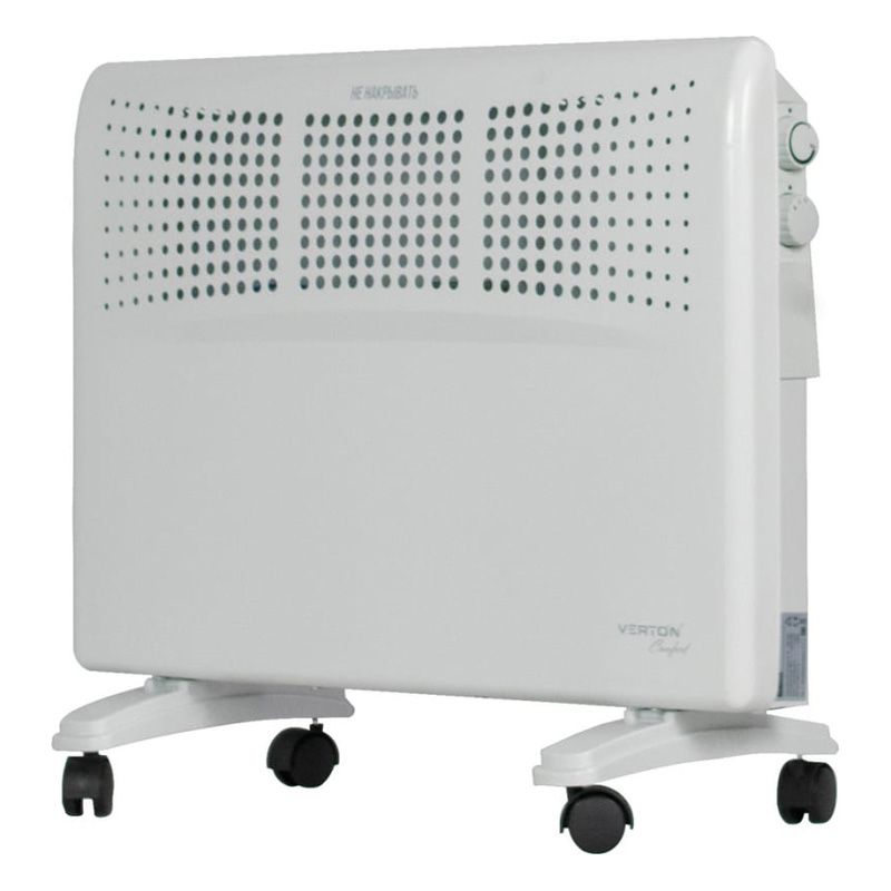 Конвектор Verton Comfort CR-1500 (220В,1500/750Вт,рег. термостат, напол./настен. крепление) - фото 2
