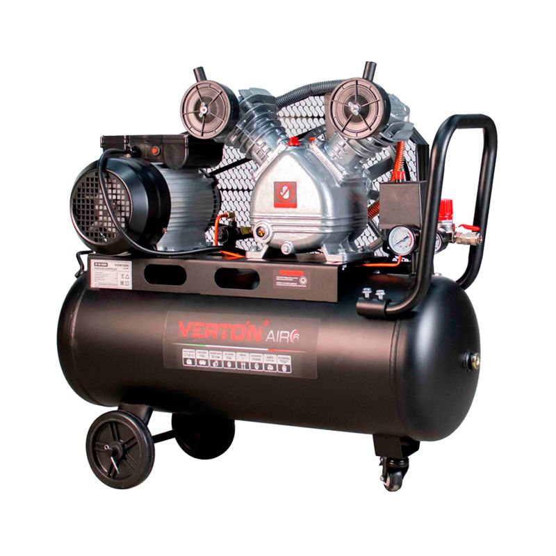 Компрессор ременной Verton Air AC-50/450RV (230/50 В/Гц,масл.рем.450л/м,50л,10б,2,5кВт,1000об/мин,ра фото 2