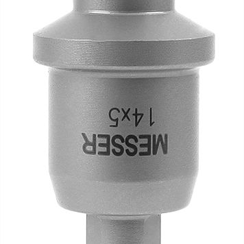 Твердосплавная коронка MESSER 14x5 мм (с центр. сверлом и пружиной) - фото 1