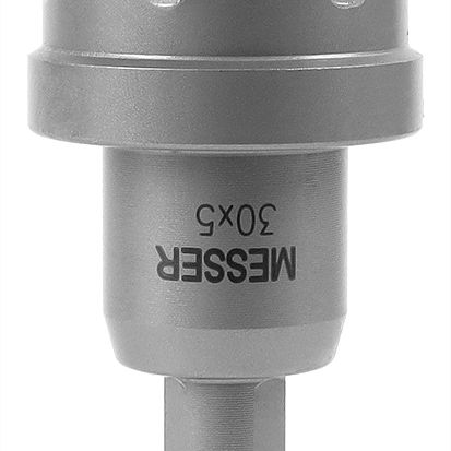 Твердосплавная коронка MESSER 30x5 мм (с центр. сверлом и пружиной) - фото 1