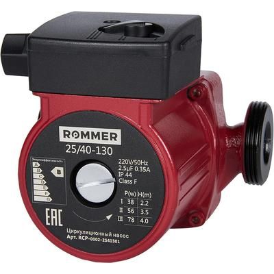 Циркуляционный насос Rommer 25/40-130 - фото 1