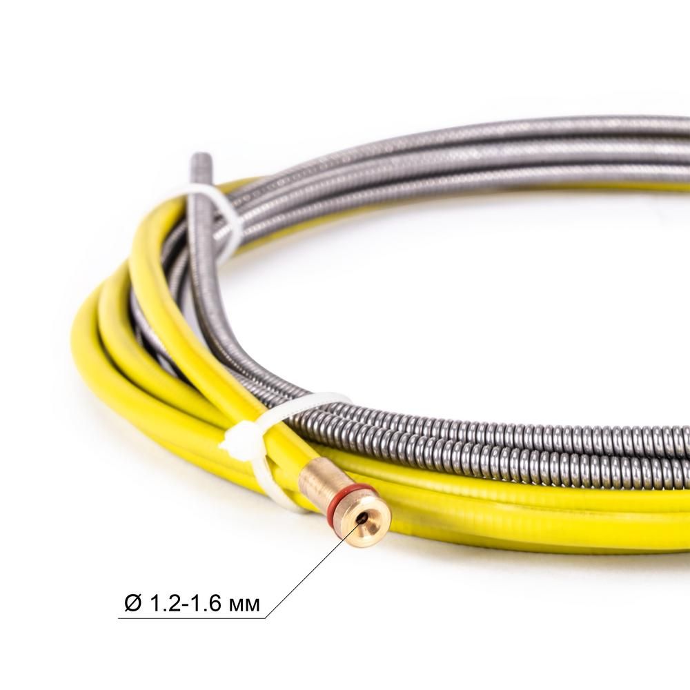 Канал FoxWeldVARTEG 1,2-1,6мм сталь желтый, 4м (124.0042/GM0541, RF-26, пр-во FoxWeld/КНР) - фото 2