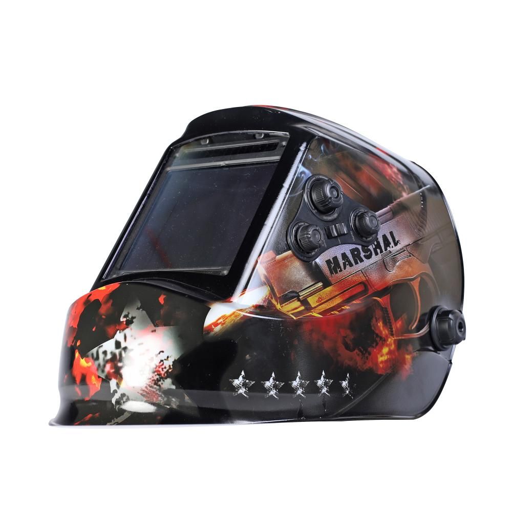 Сварочная маска Хамелеон PATRIOT WH 800E, DIN 9-13, 100х93мм, защитная маска для сварки - фото 1