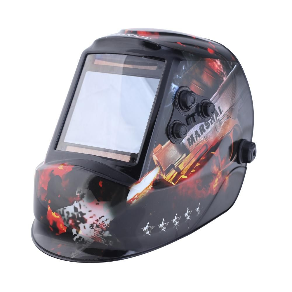 Сварочная маска Хамелеон PATRIOT WH 800E, DIN 9-13, 100х93мм, защитная маска для сварки - фото 2
