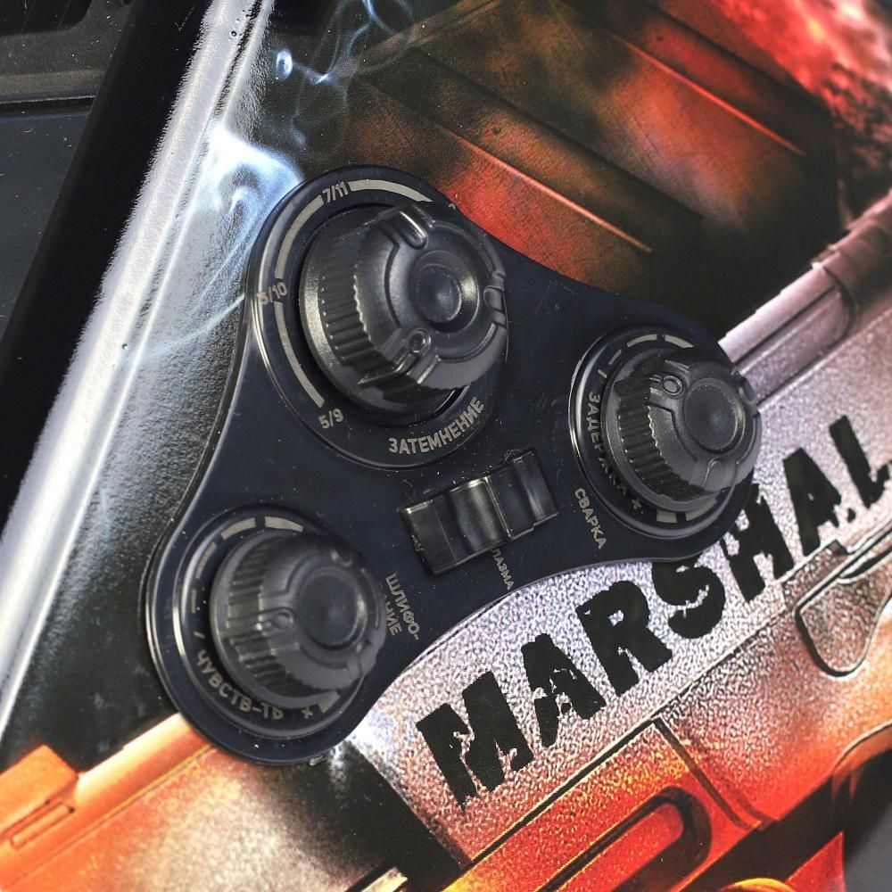 Сварочная маска Хамелеон PATRIOT WH 800E, DIN 9-13, 100х93мм, защитная маска для сварки - фото 8