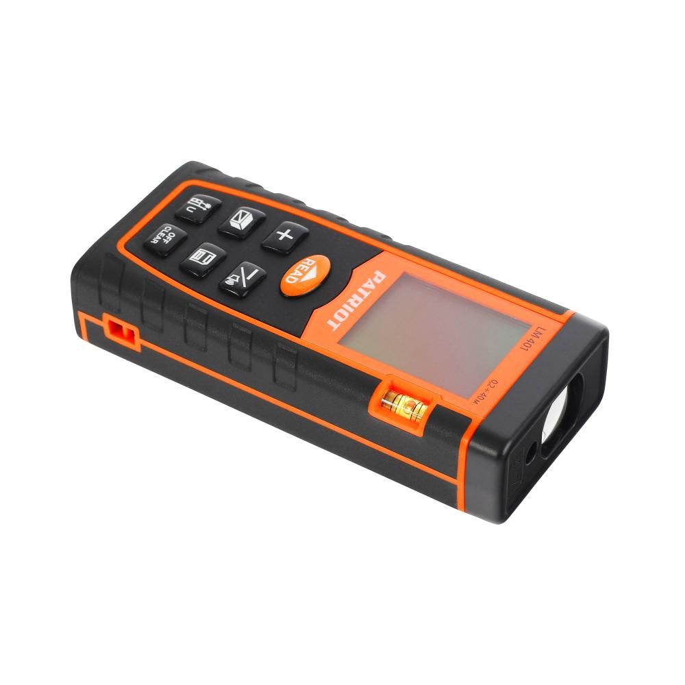 Строительный дальномер лазерный PATRIOT LM 401 с подсветкой, дистанция 40м, чехол в комплекте - фото 3