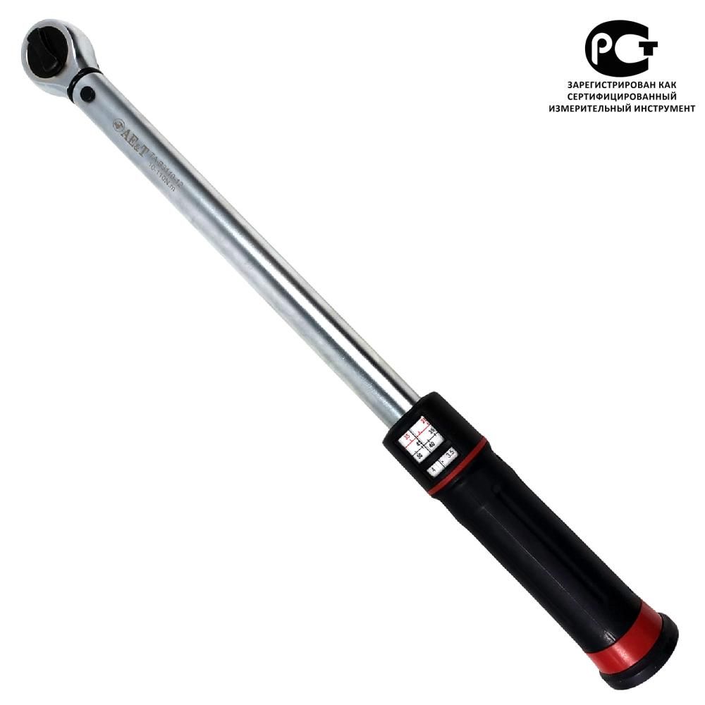 Ключ динамометрический со шкалой в окошке 10-110Nm 1/2 TA-B3110-12 - фото 1