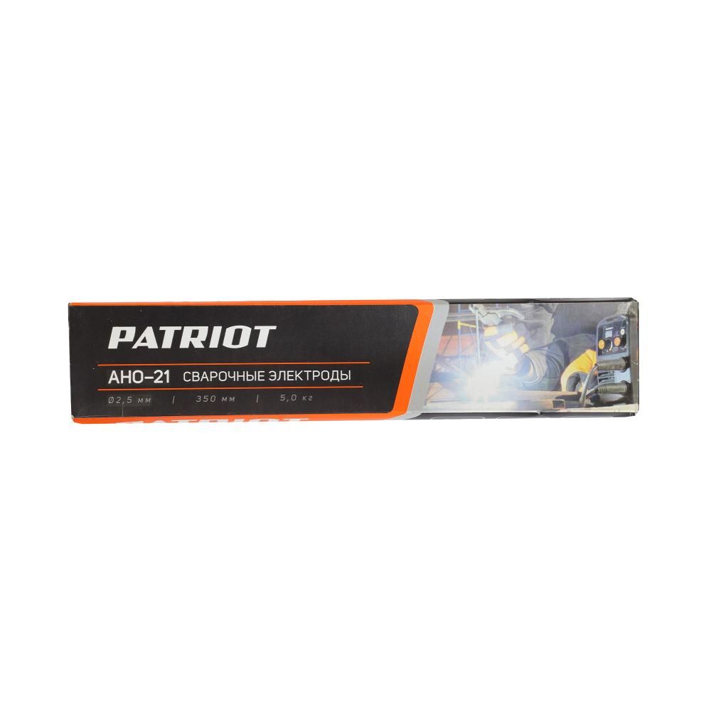 Электроды сварочные PATRIOT АНО-21, диаметр 2,5 мм, длина 350 мм, 5 кг - фото 4