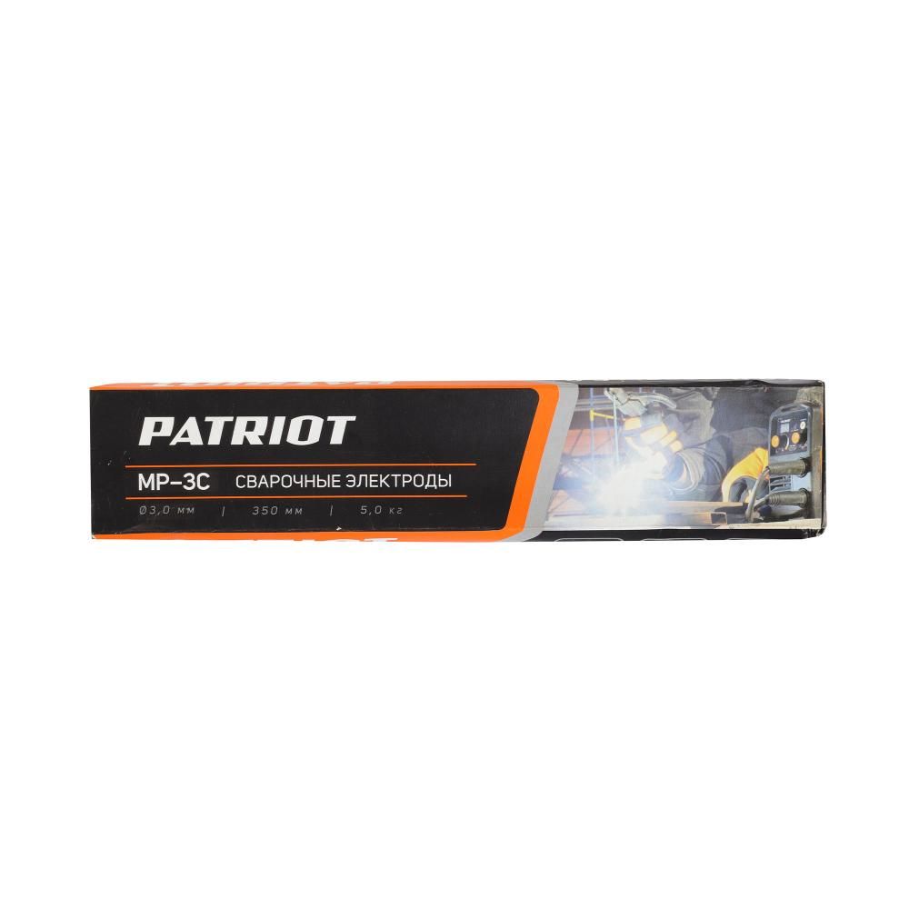 Электроды сварочные PATRIOT МР-3С, диаметр 3,0 мм, длина 350 мм, 5кг - фото 4