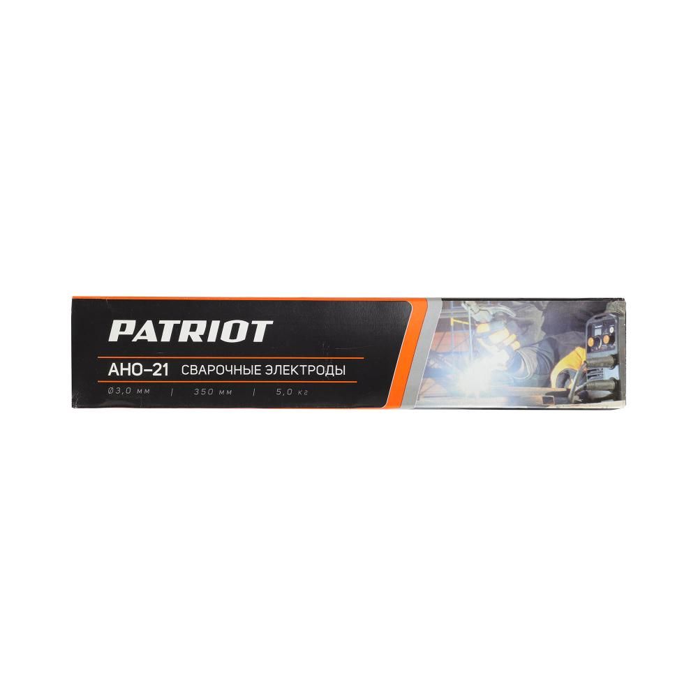 Электроды сварочные PATRIOT АНО-21, диаметр 3,0 мм, длина 350 мм, 5кг - фото 3