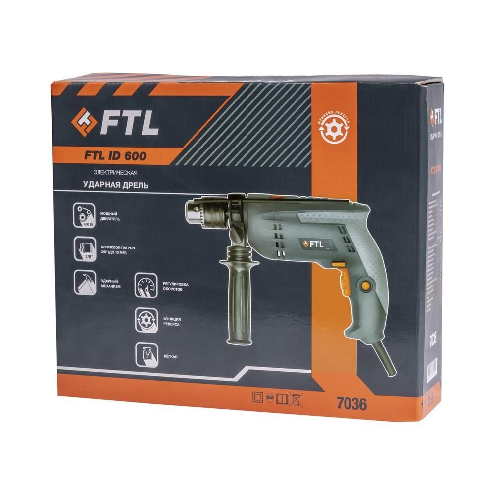 Ударная сетевая дрель FoxWeld FTL ID 600