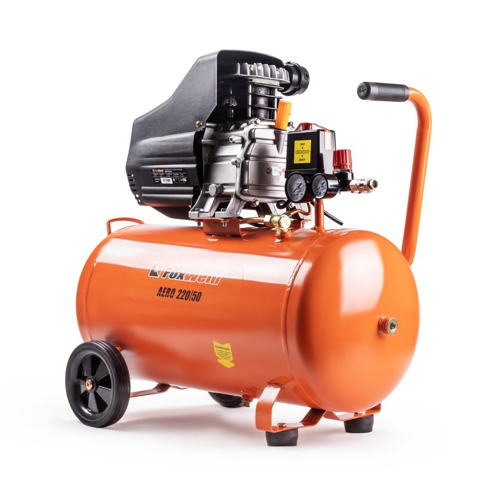 Компрессор масляный коаксиальный FoxWeld AERO 220/50 - фото 1