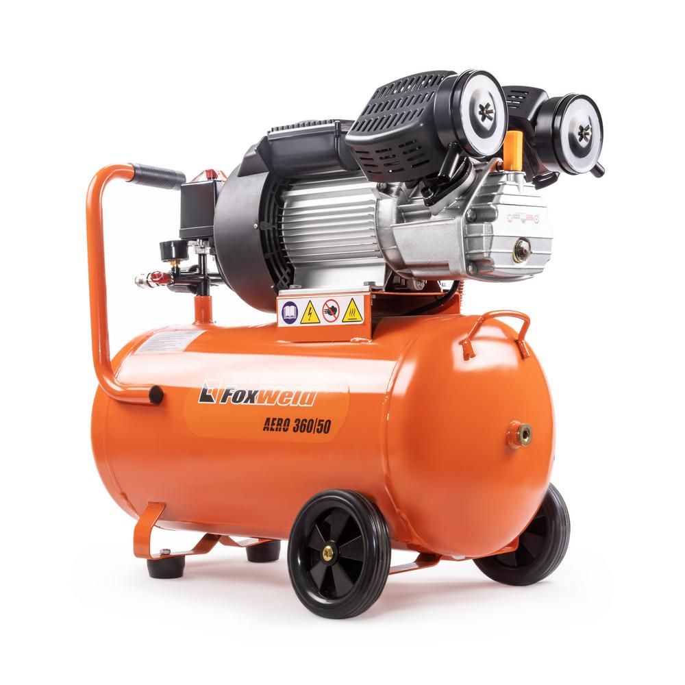 Компрессор масляный коаксиальный FoxWeld AERO 360/50 - фото 2
