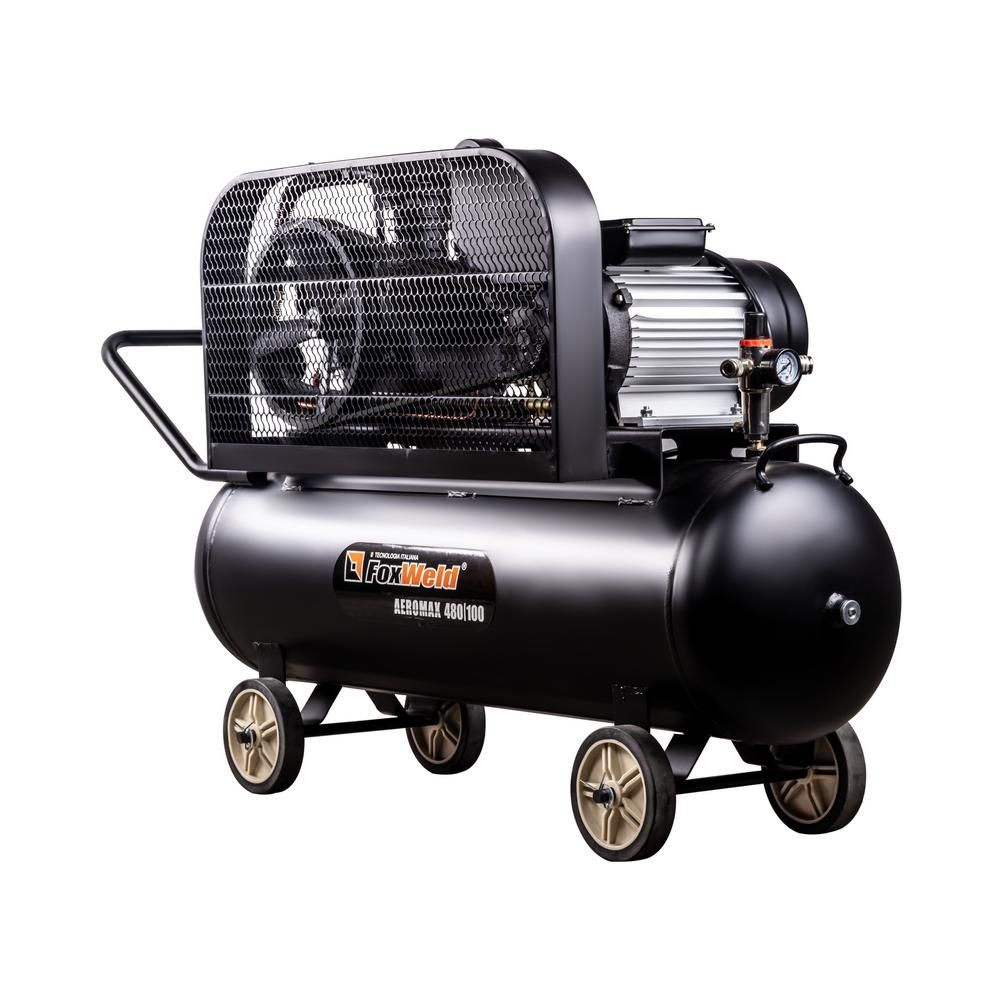 Компрессор масляный ременной FoxWeld AEROMAX 480/100 - фото 2