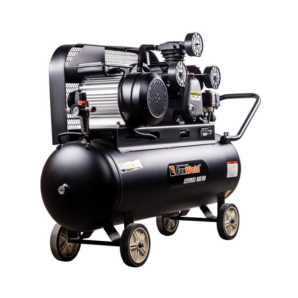 Компрессор масляный ременной FoxWeld AEROMAX 480/100 - фото 4