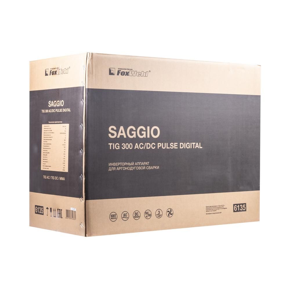 Аппарат аргонодуговой сварки FoxWeld SAGGIO TIG 300 AC/DC Pulse Digital - фото 9