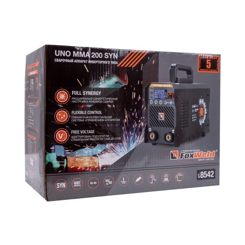 Сварочный аппарат FoxWeld UNO MMA 200 SYN - фото 9