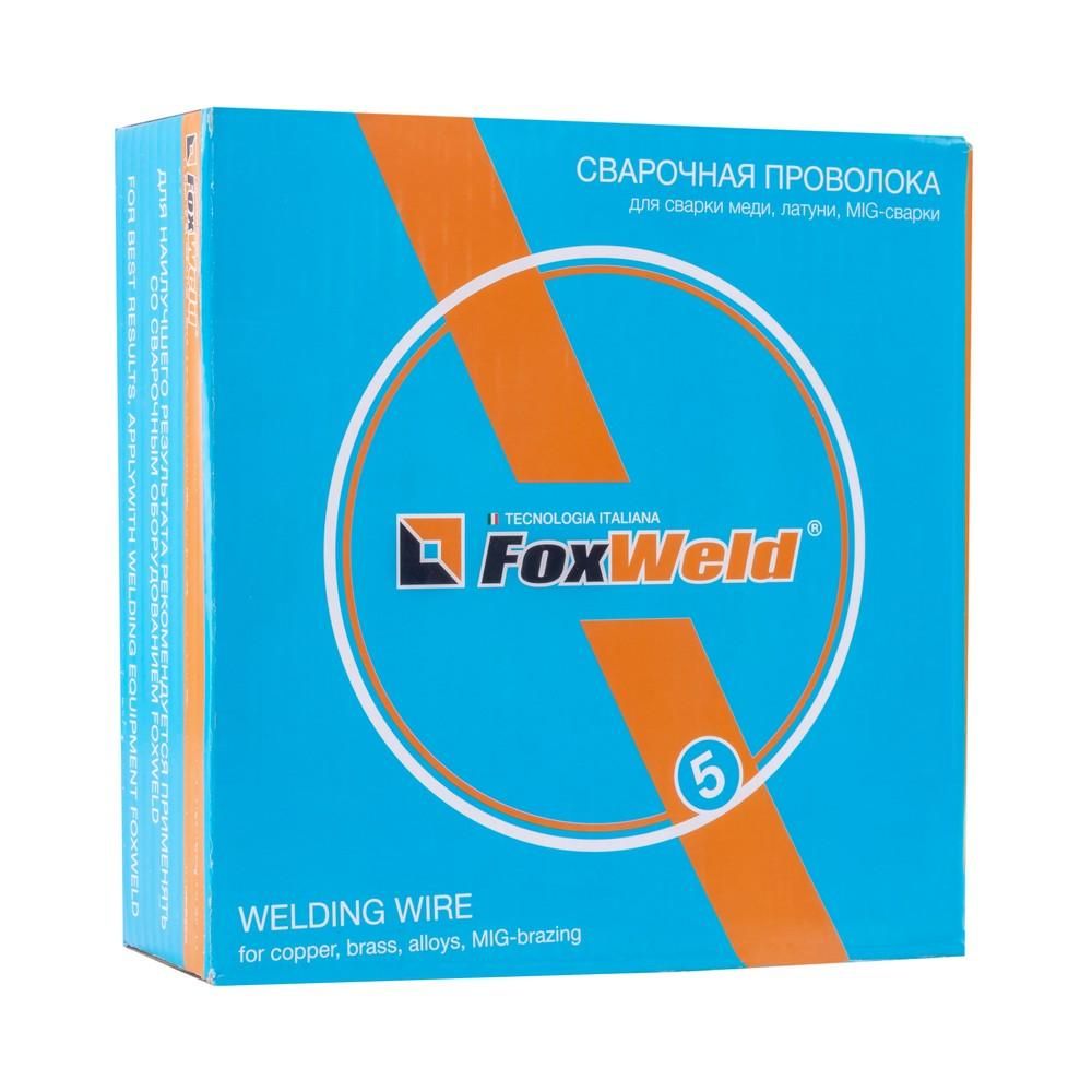 Проволока медная FoxWeld CuSi3 д.1.0мм, 5кг D200 (пр-во FoxWeld/КНР) - фото 3