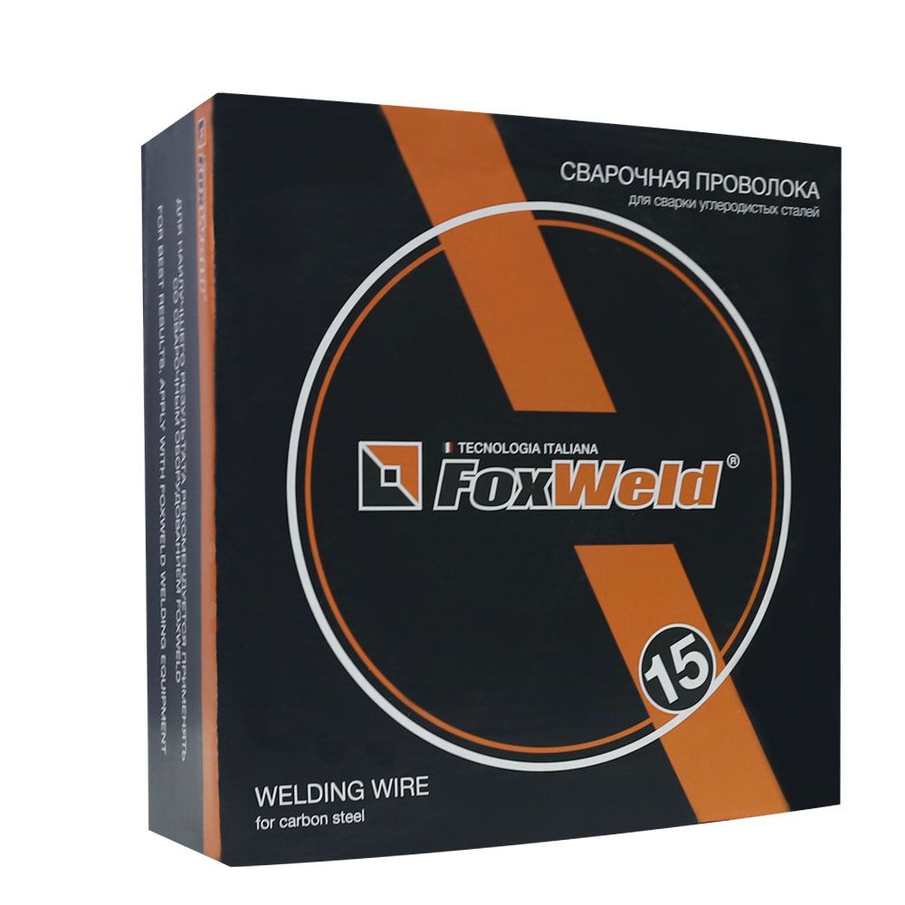 Проволока сварочная омедненная FoxWeld ER 70S-6 (Св08Г2С) д.0.8мм, 15кг D300 (пр-во FoxWeld/КНР) - фото 3