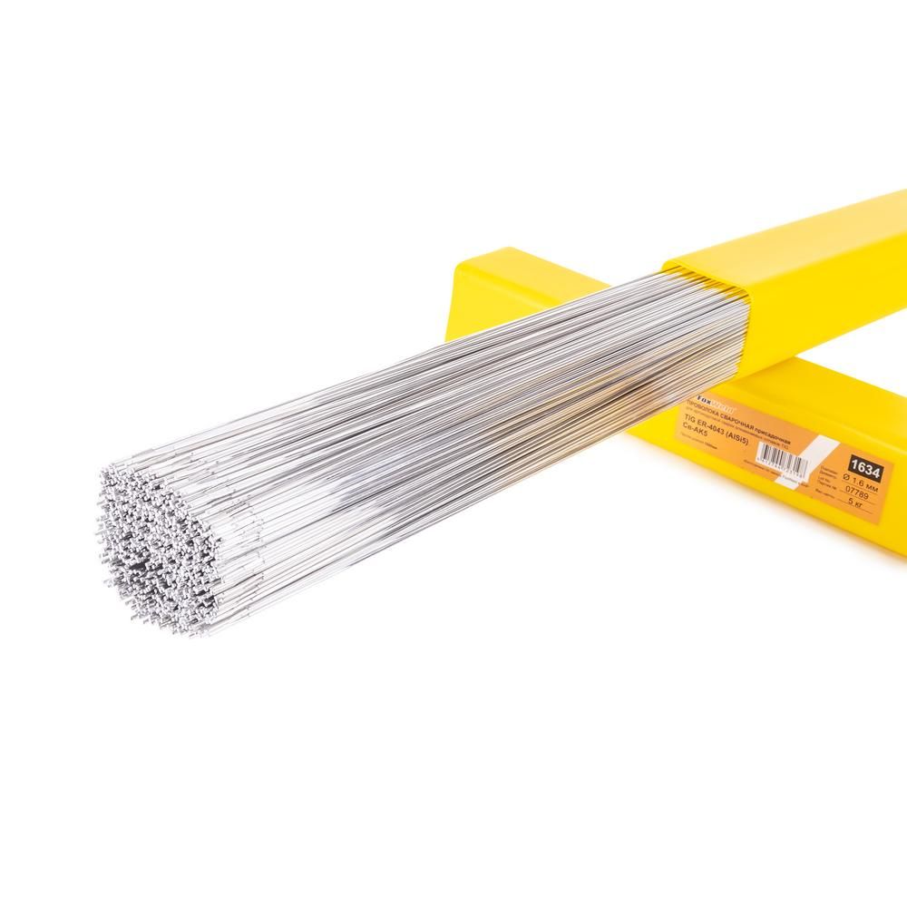 Пруток алюминиевый FoxWeld АL Si 5 (ER-4043) д.1,6х1000мм, 5кг (1 пачка, пр-во FoxWeld/КНР) - фото 2