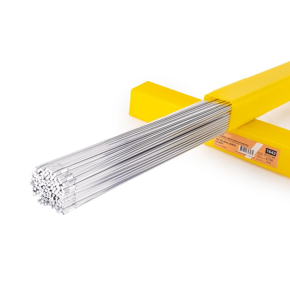 Пруток алюминиевый FoxWeld АL Si 5 (ER-4043) д.4,0х1000мм, 5кг (1 пачка, пр-во FoxWeld/КНР) - фото 2