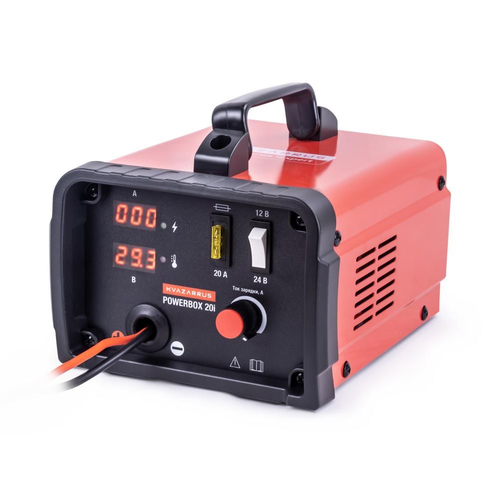 Инверторное зарядное устройство FoxWeld KVAZARRUS PowerBox 20i, цветная коробка - фото 2