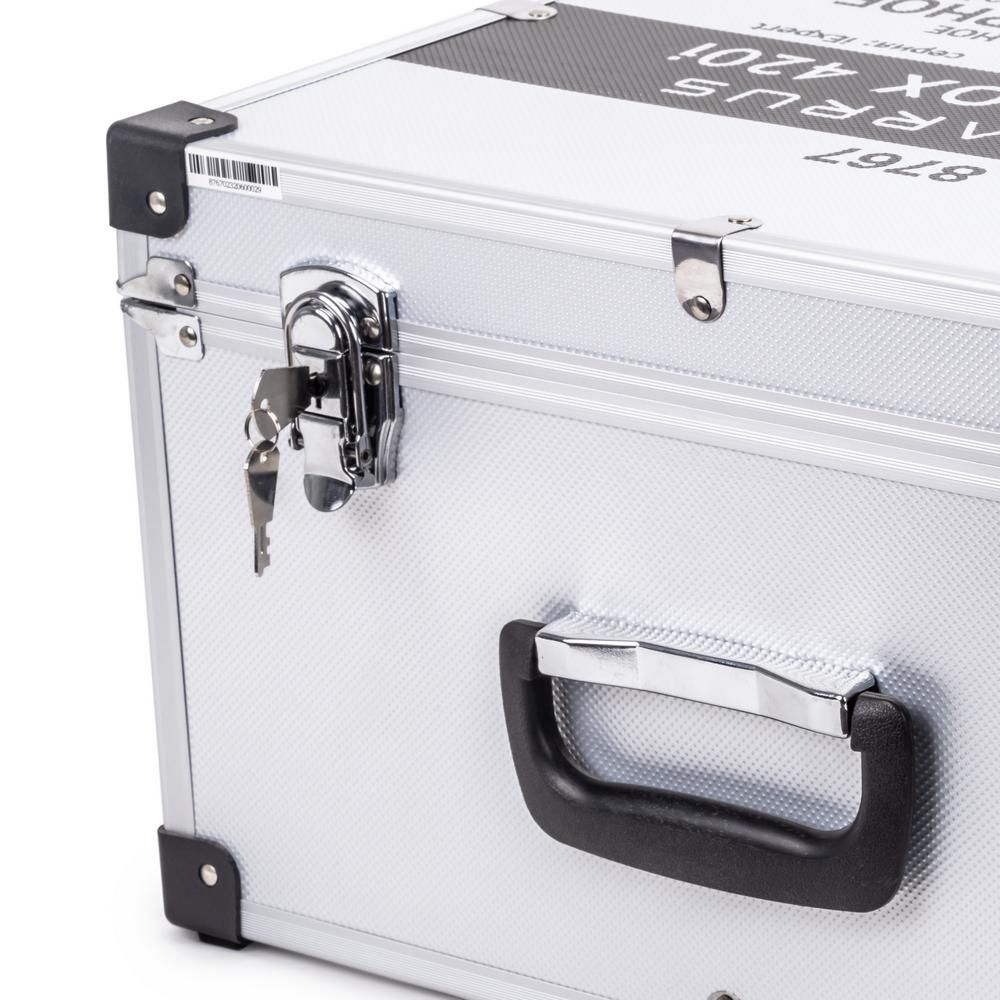 Инверторное пуско-зарядное устройство FoxWeld KVAZARRUS PowerBox 420i, таймер, алюминиевый кейс - фото 8