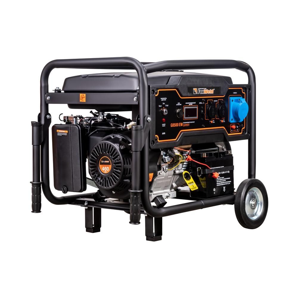 Бензиновый генератор FoxWeld Expert G8500 EW - фото 1