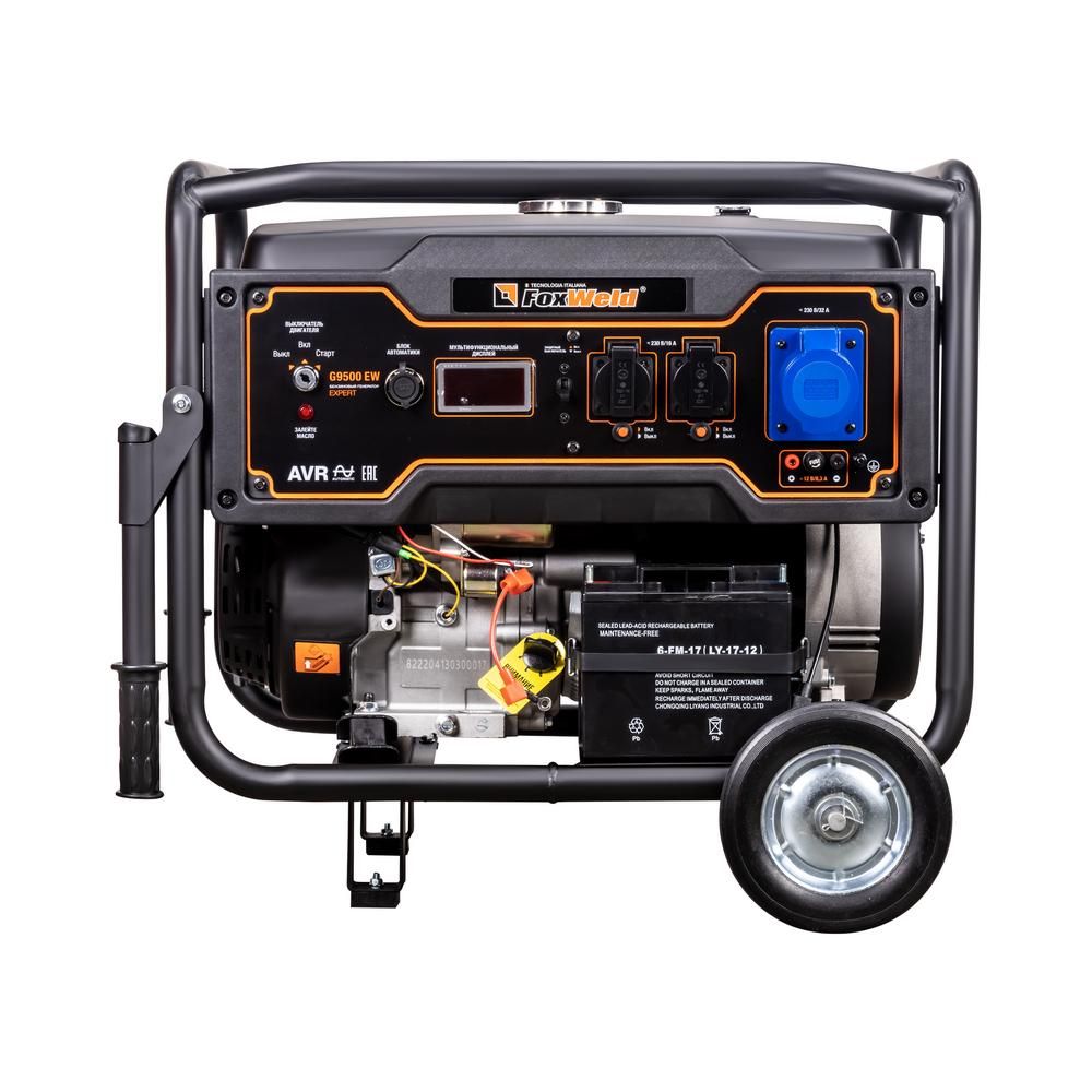 Бензиновый генератор FoxWeld Expert G9500 EW - фото 5