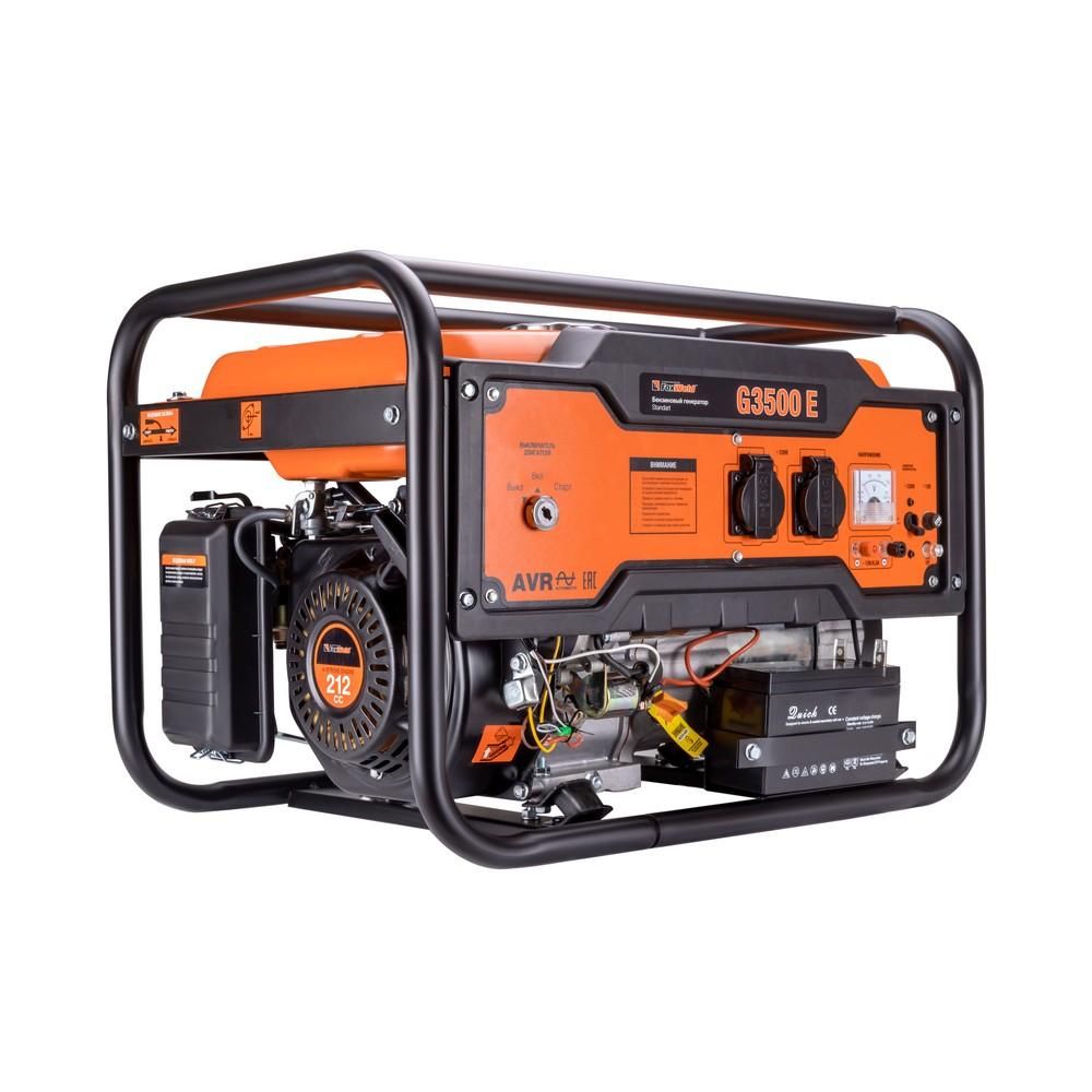 Бензиновый генератор FoxWeld Standart G3500 E - фото 1