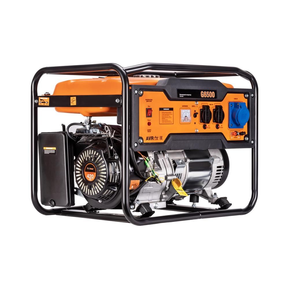 Бензиновый генератор FoxWeld Standart G6500 - фото 1