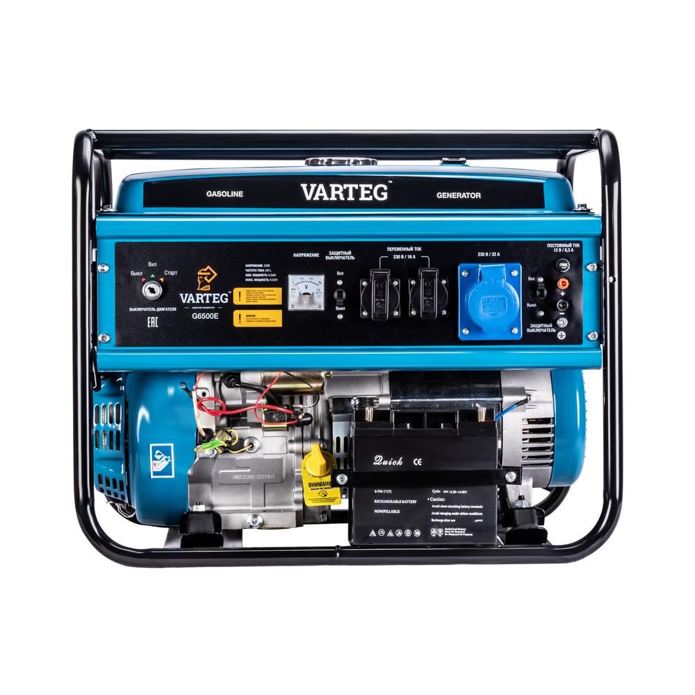 Бензиновый генератор FoxWeld Varteg G6500 E - фото 2