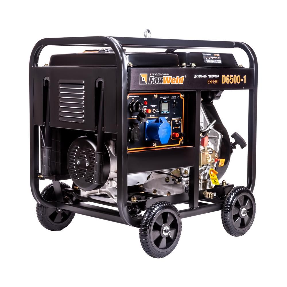 Дизельный генератор FoxWeld Expert D6500-1 - фото 3